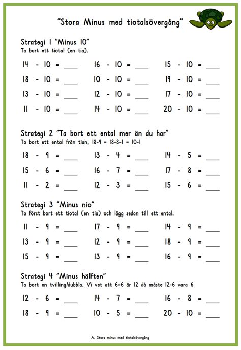 Mattekluring åk 3